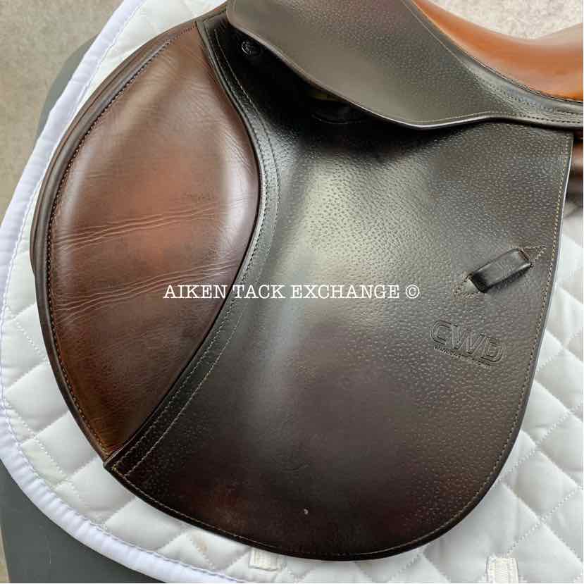 2014 CWD SE02 Close Contact Jump Saddle, 16" Seat, 1L Flap, Medium Tree, Foam Panels