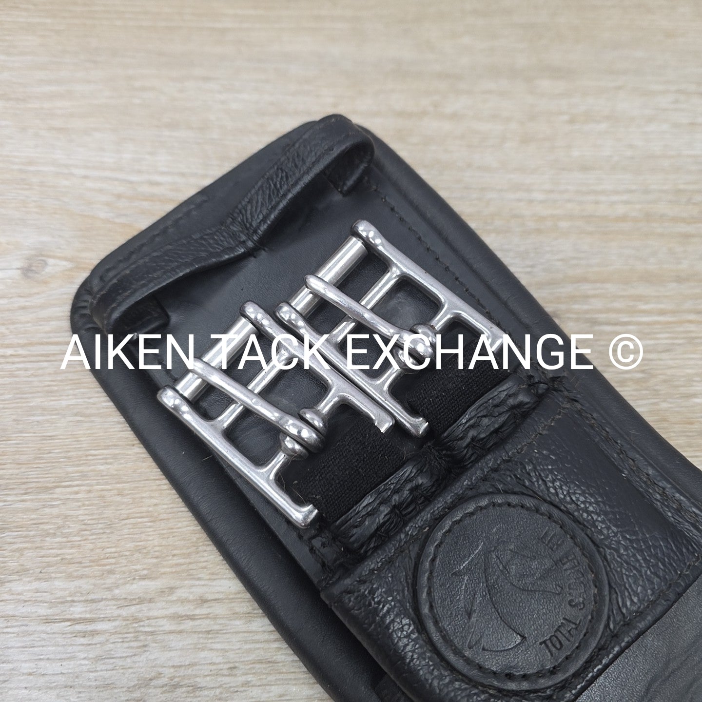 Total Saddle Fit StretchTec Shoulder Relief Girth with Leather Liner, Black, 20"