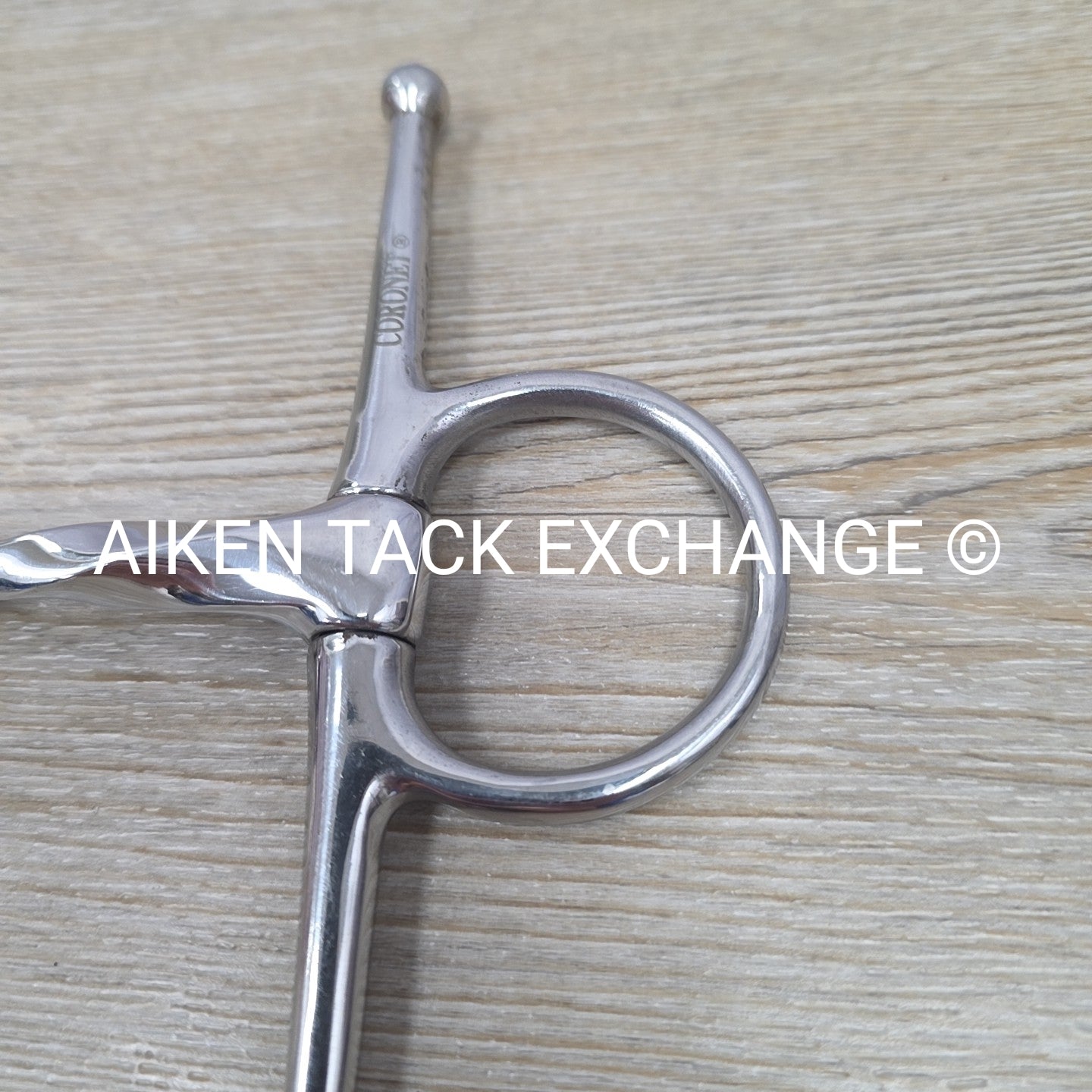 Coronet Single Joint Slow Twist Full Cheek Bit with Keepers, 5"