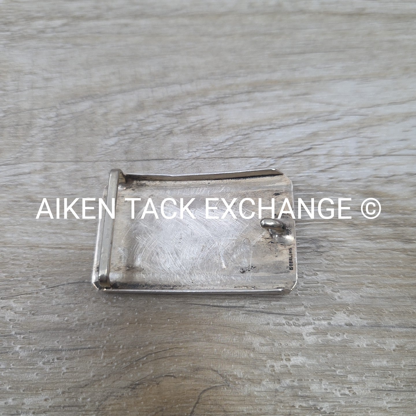 Sterling Silver Horse Belt Buckle
