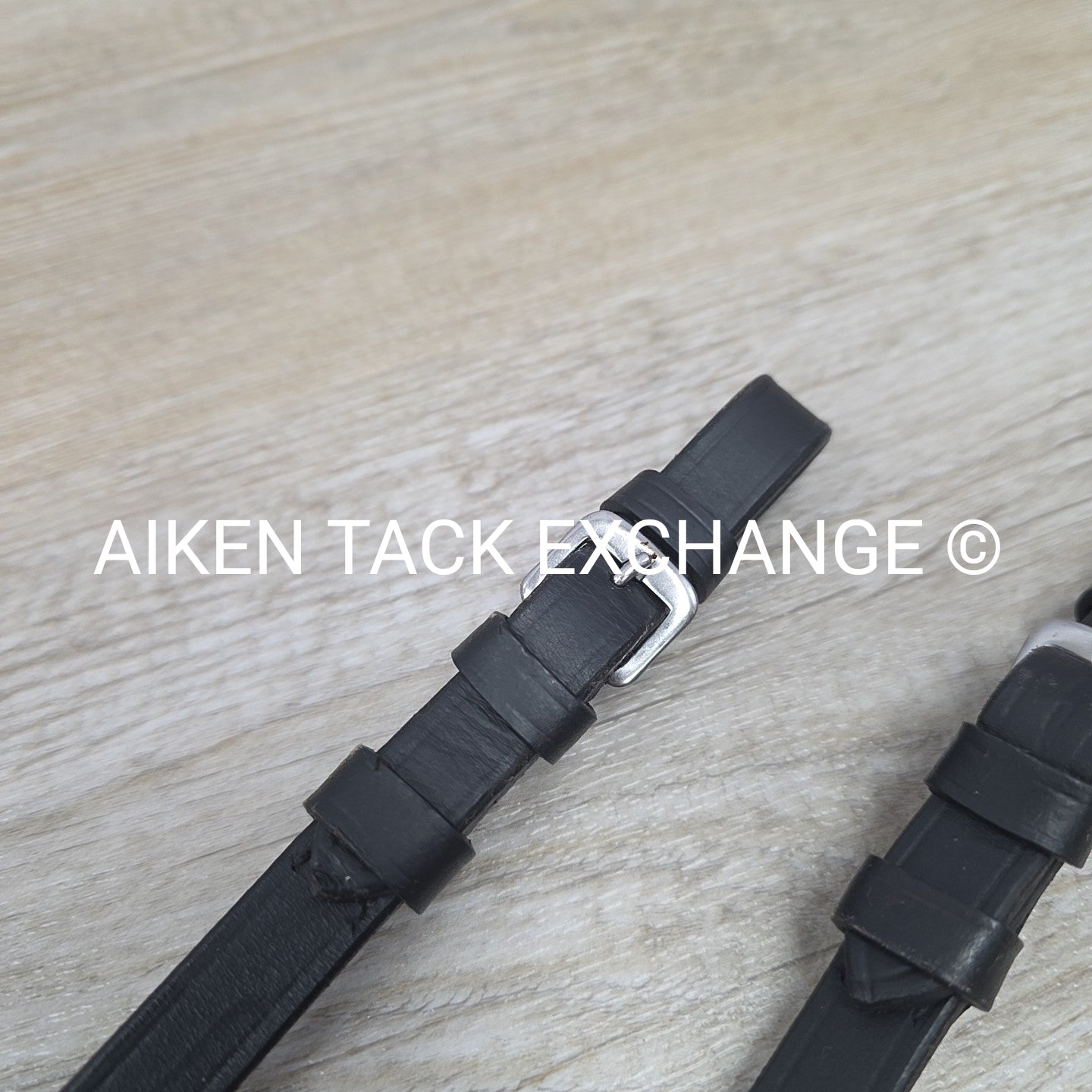 Cushion Grip Reins with Hand Stops, Black, 56"