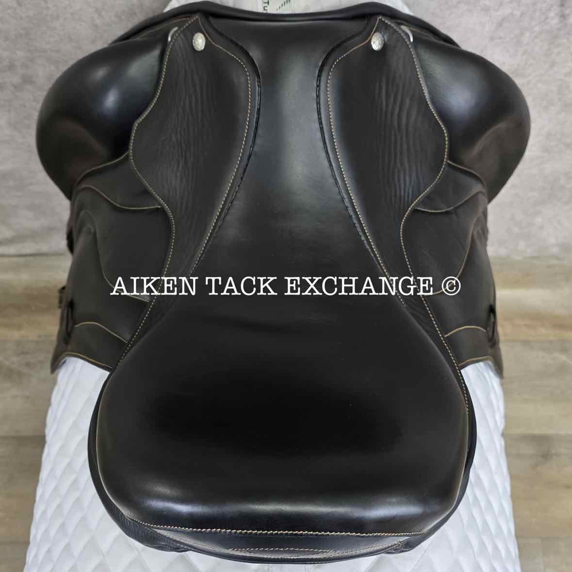 2015 GMD Germida Ratomka Piaffe Monoflap Dressage Saddle, 16.5" Seat, Wide Tree, Foam Panels