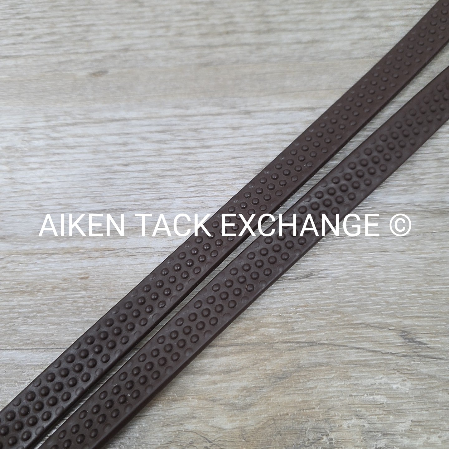 Nunn Finer Soft Grip Rubber Reins, Brown, 60"