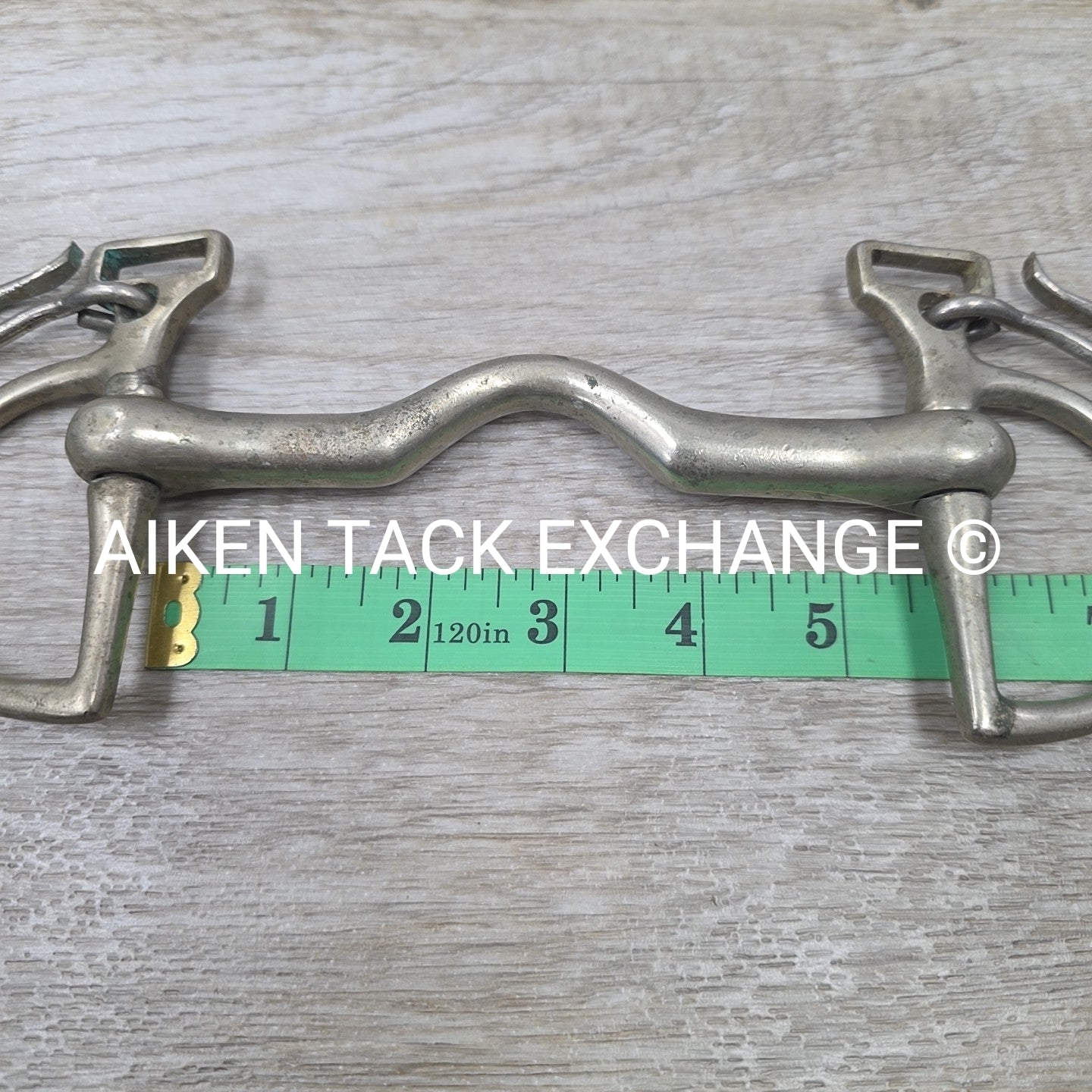 Never Rust Mullen Mouth Kimberwick Bit 5.25" (No Curb Chain)