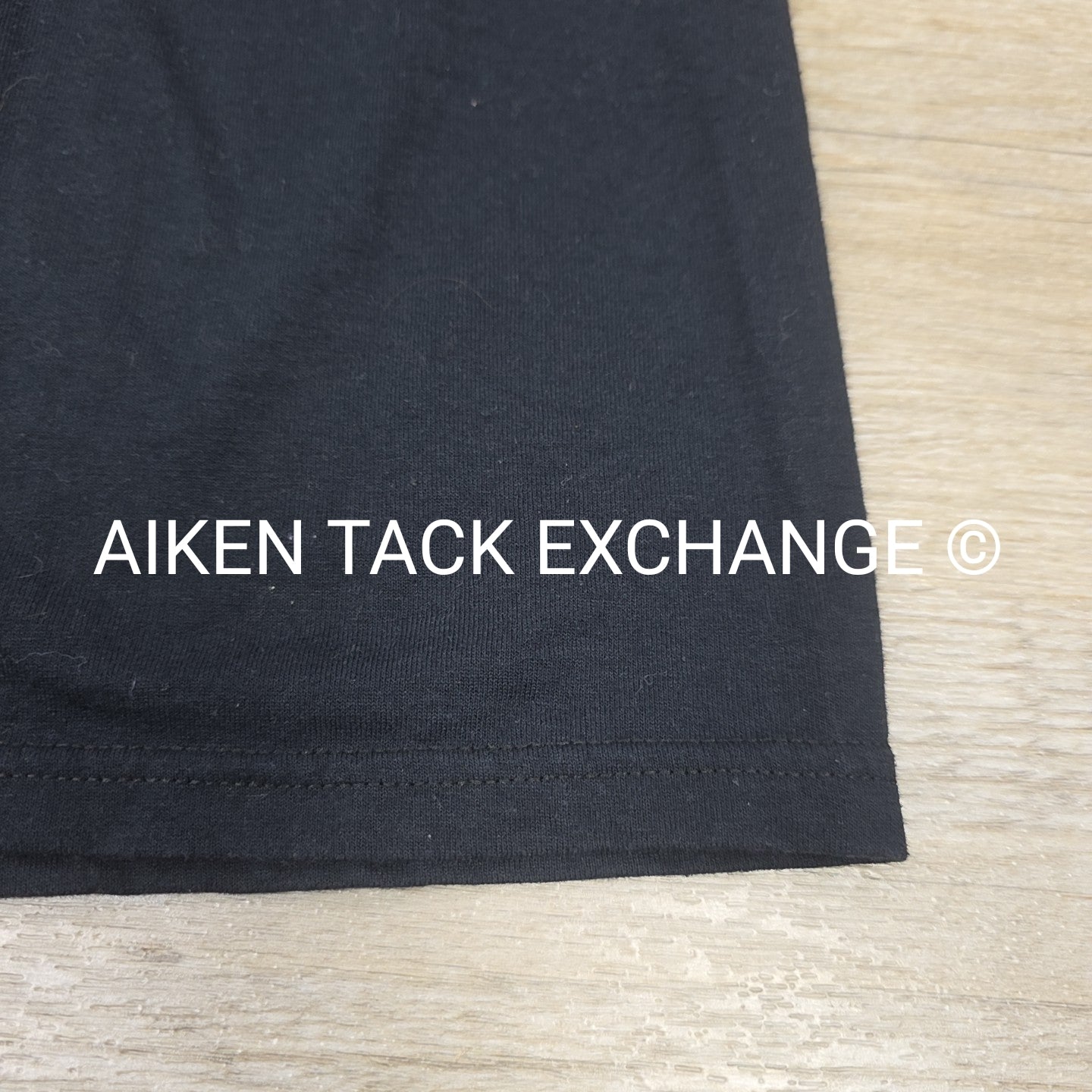 Black Country Long Sleeve Collared Top, Size Medium