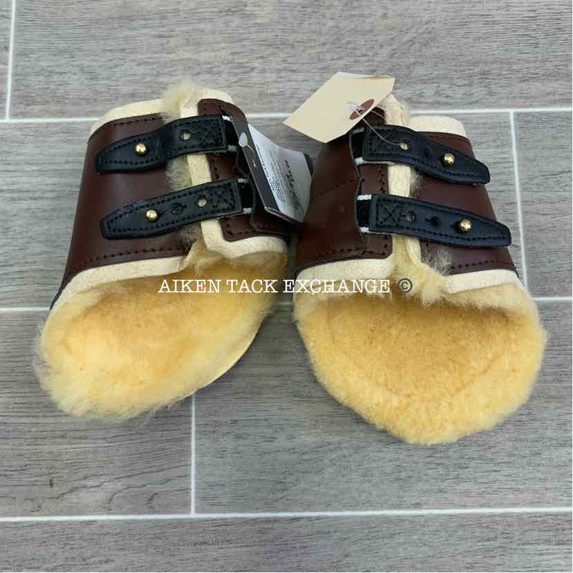 Courbette Laz Anliker Gygax Leather/Sheepskin Fetlock Boots, Size 1