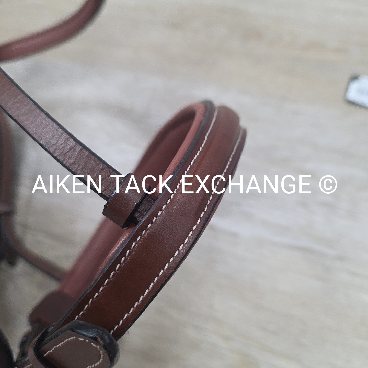 HDR Pro Mono Crown Padded Wide Noseband Bridle with Reins, Brown, Oversize