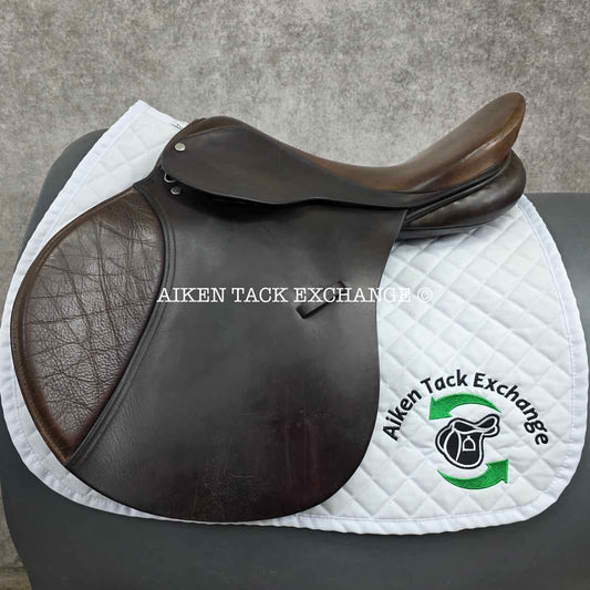 **SOLD** Berney Brothers GP All Purpose Saddle, 18" Seat, Wide Tree, Wool Flocked Panels