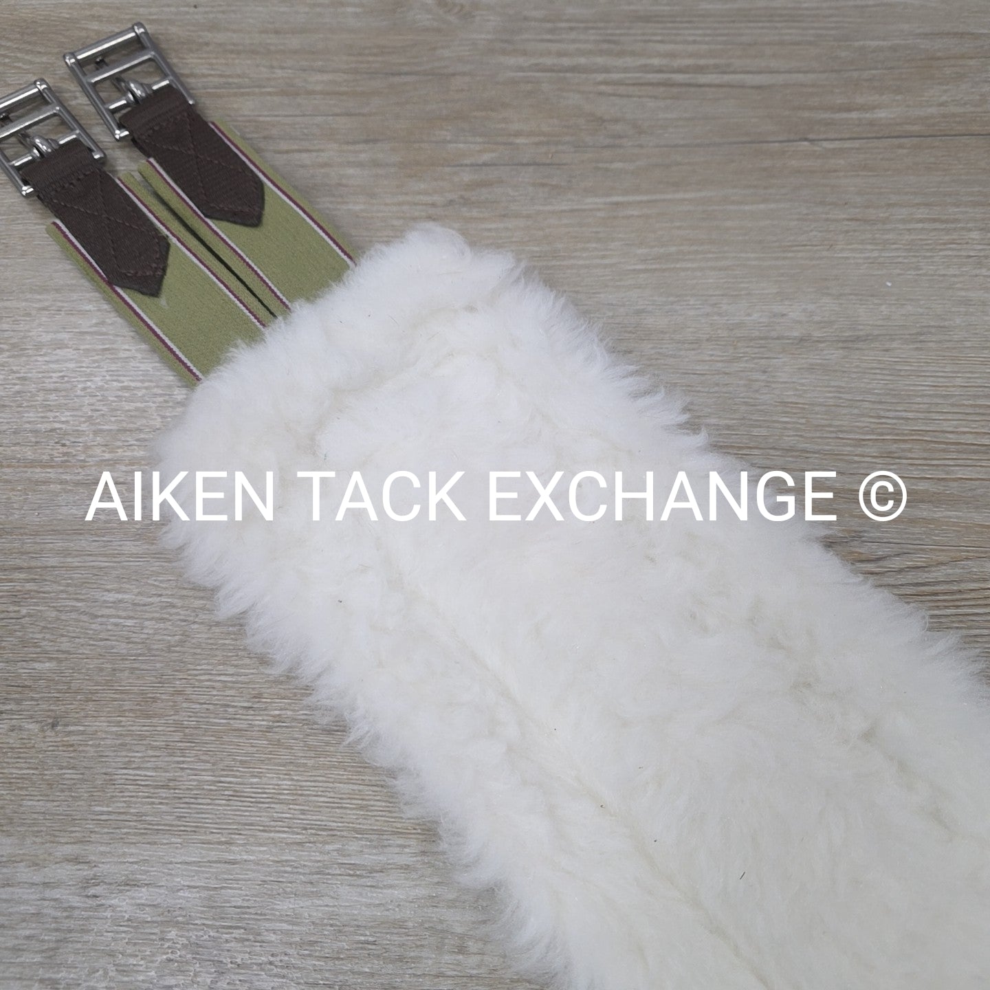 Fleece Girth with Double End Elastic, Brown, 44"