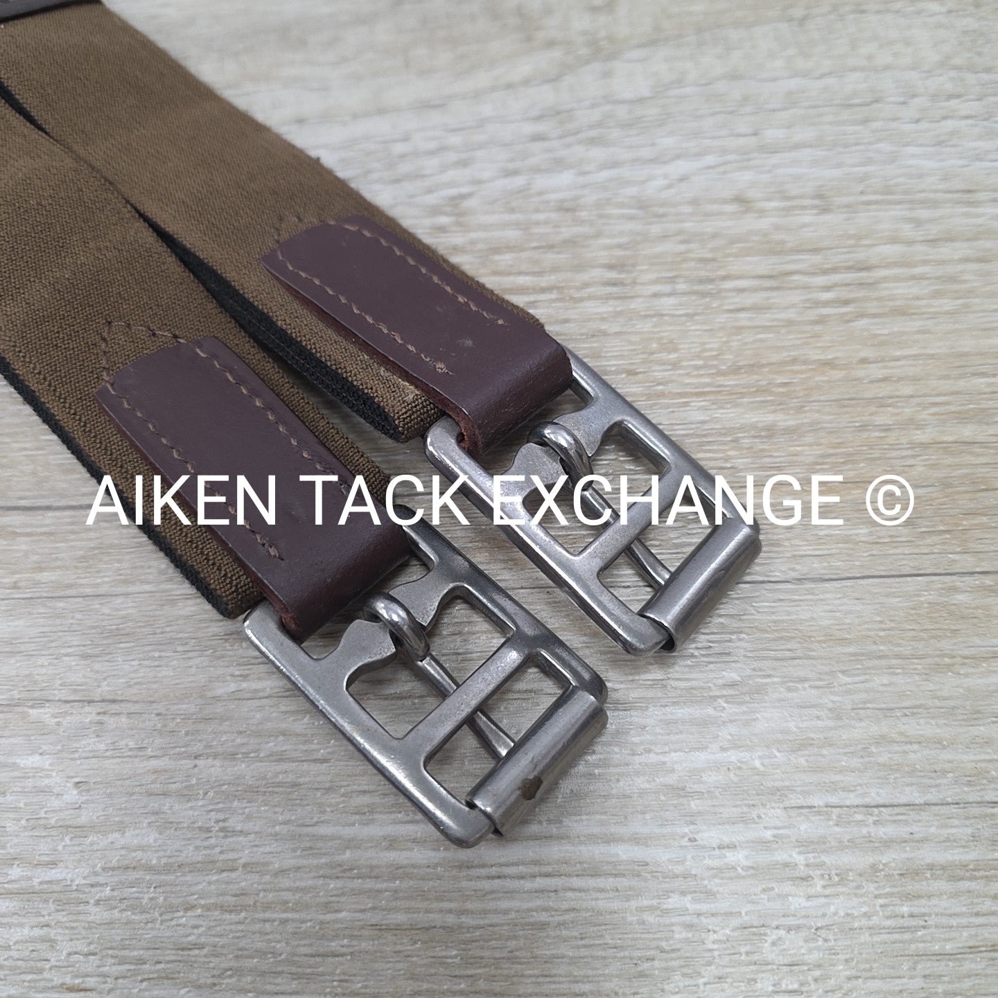 Harmohn Kraft Regal Girth with Single End Elastic, Brown, 50"