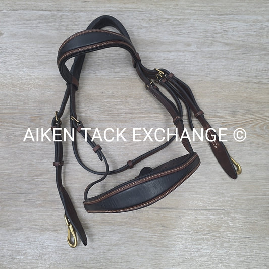 Monocrown Training Bridle, Brown, Size Cob
