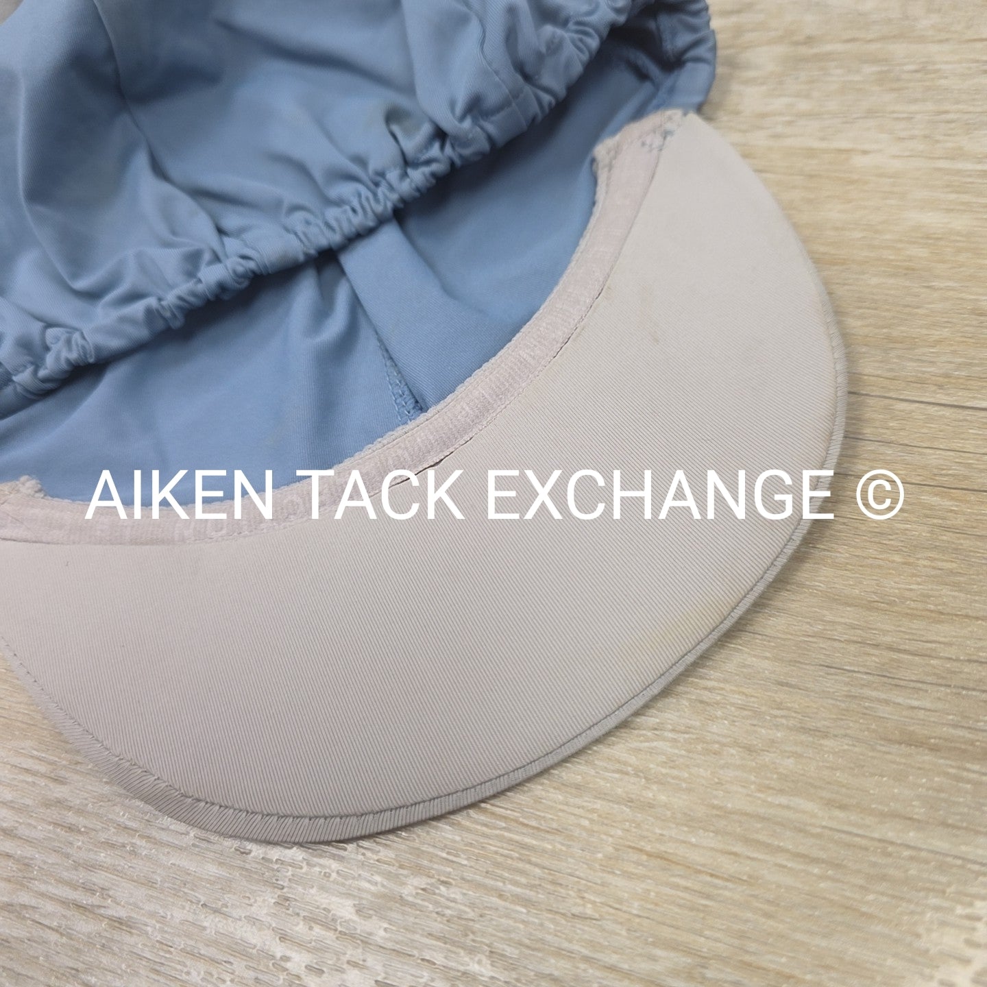 LeMieux Pom Silk Helmet Cover, Ice Blue