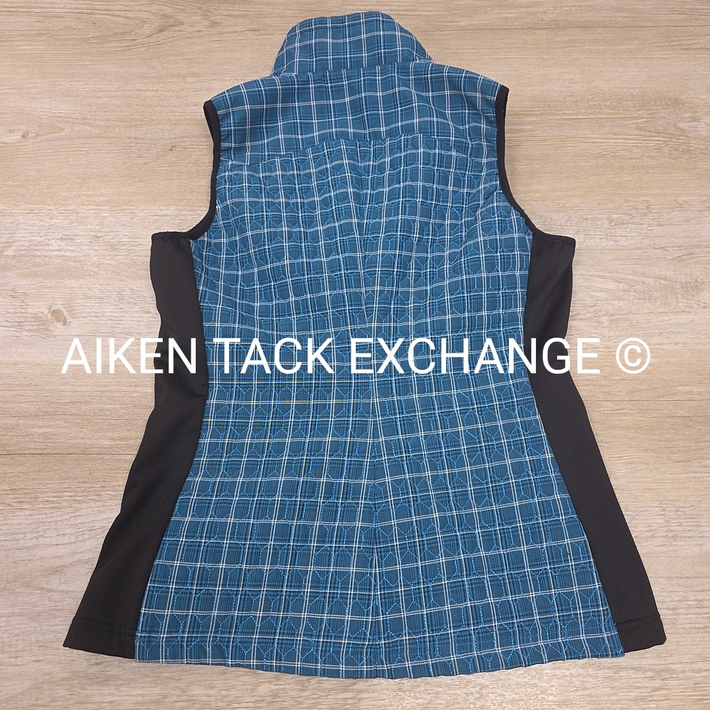 Kerrits Bit of Plaid Asymmetrical Riding Vest, Women's Medium