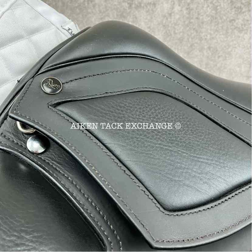 2020 MaxFlex Melina Pro Monoflap Dressage Saddle, 18" Seat, Flex Tree - MW/W, Wool Flocked Panels