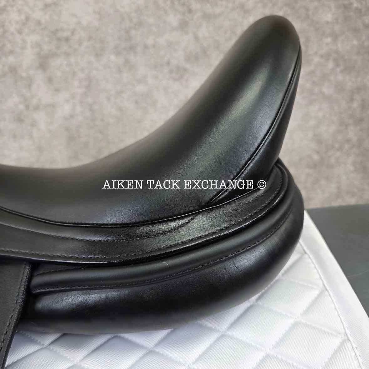 2017 Prestige X-D2 K Zero Monoflap Dressage Saddle, 18" Seat - Short Flap, Medium Tree, Wool Flocked Panels