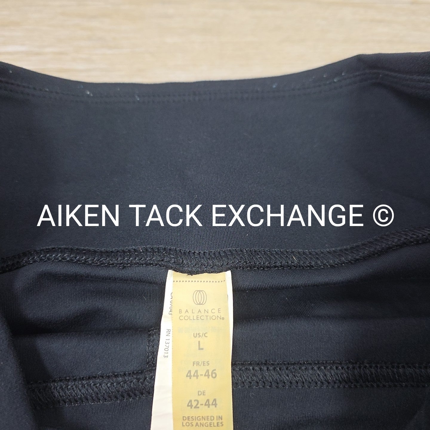 Balance Collection Hi-Rise Athletic Leggings, Black, Women's Size L
