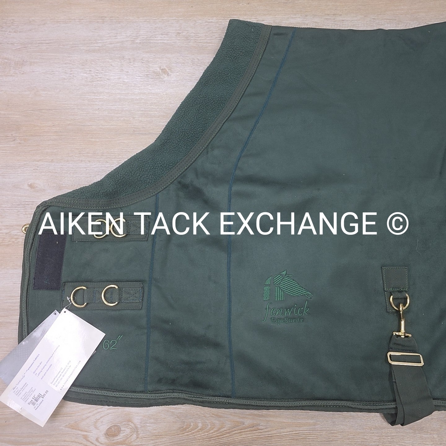 Fenwick Equestrian EquSuede Performance Cooler, Green, 62"