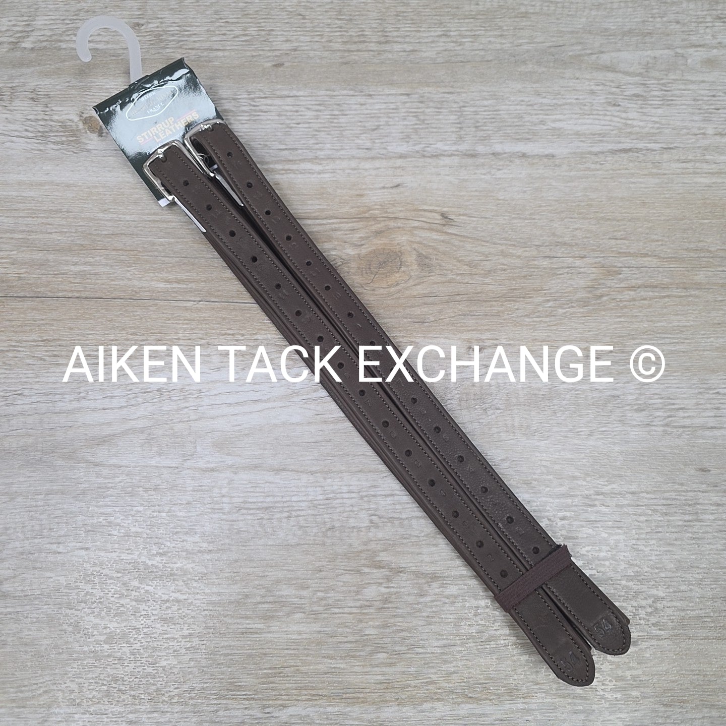 HDR Triple Covered Grippy Close Contact Stirrup Leathers, Havana, 54"