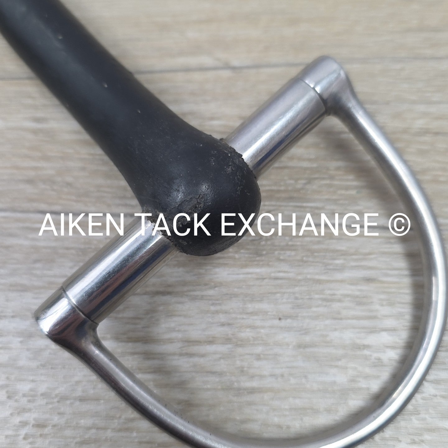 Hard Rubber Mullen Mouth D Ring Bit 5"