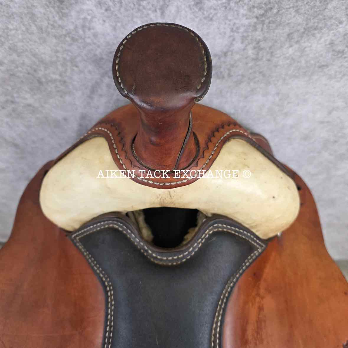 AMB Western Saddle, 16" Seat, Wide Tree - Full QH Bars