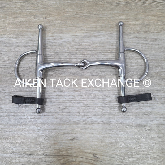 Korsteel Single Joint Full Cheek Bit with Keepers, 5"