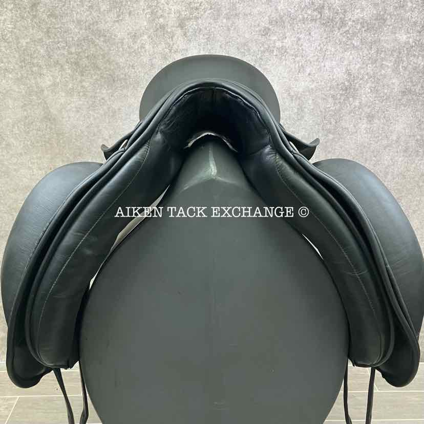 EquineFit International Dressage Saddle, 19" Seat, Wide Tree, Wool Flocked Panels
