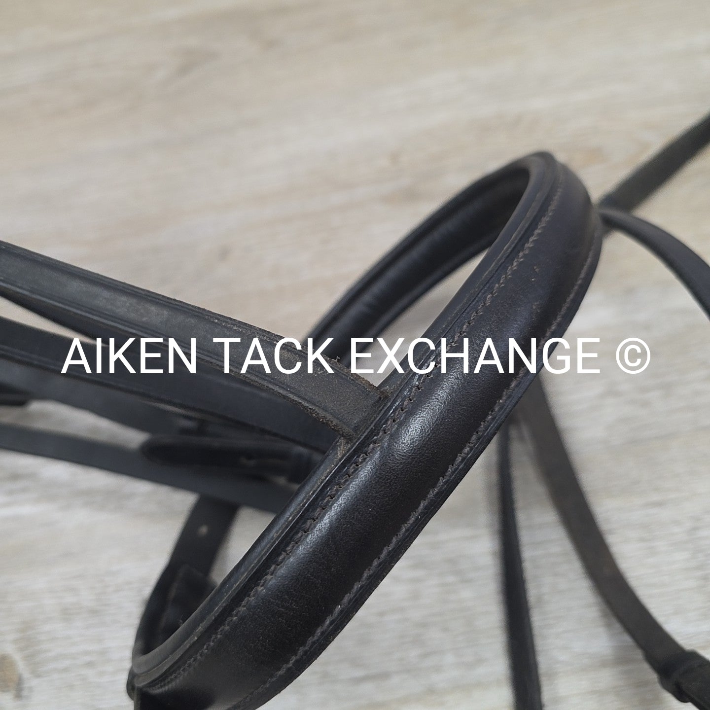 Passier & Sohn Flash Bridle with Cotton Web Reins, Black, Size Full