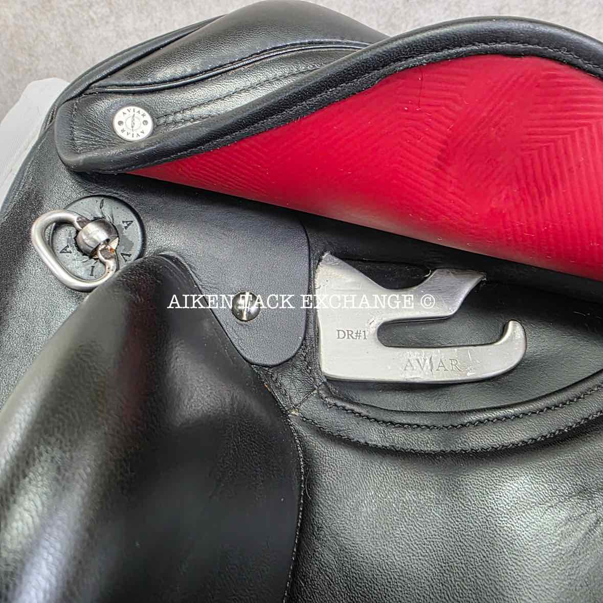 2020 Aviar Raavun 1.0 Monoflap Dressage Saddle, 18.5" Seat, Adjustable Tree, Foam Panels