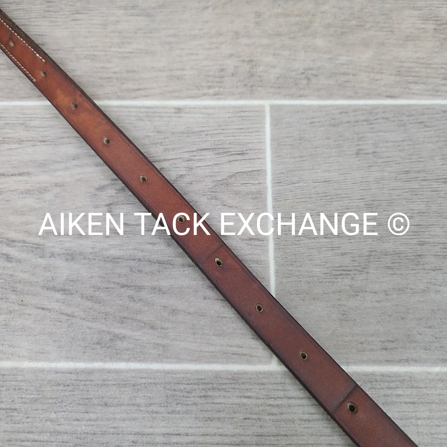Edgewood Square Raised Fancy Stitched Standing Martingale, Brown, Size Full