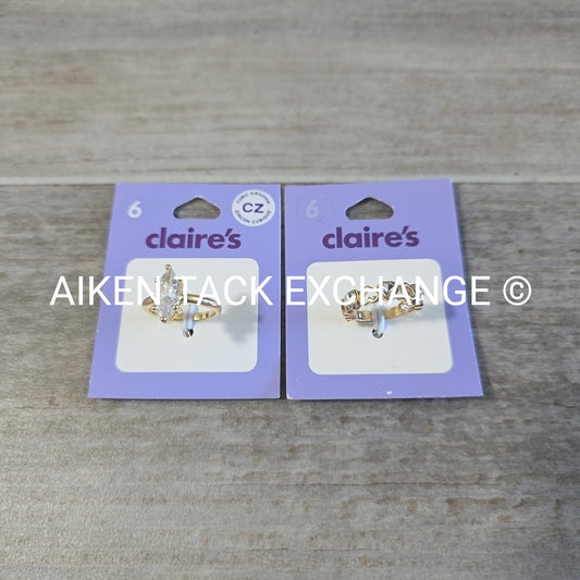 Claire's Rings (2) - Size 6