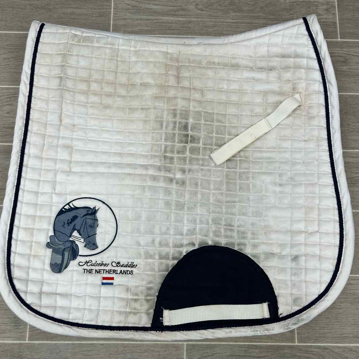 Hulsebos Dressage Saddle Pad, White