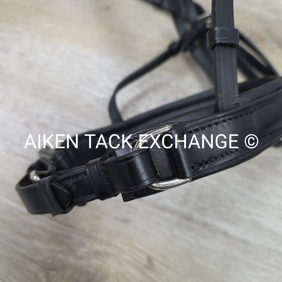 Otto Schumacher Padded Double Bridle, No Reins, Black, Size 1 - Cob