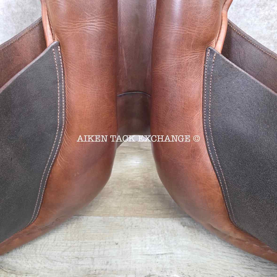 2013 Pessoa A/O AMS Close Contact Jump Saddle, 16" Seat, Adjustable Tree - XCH Changeable Gullet, Wool Flocked Panels