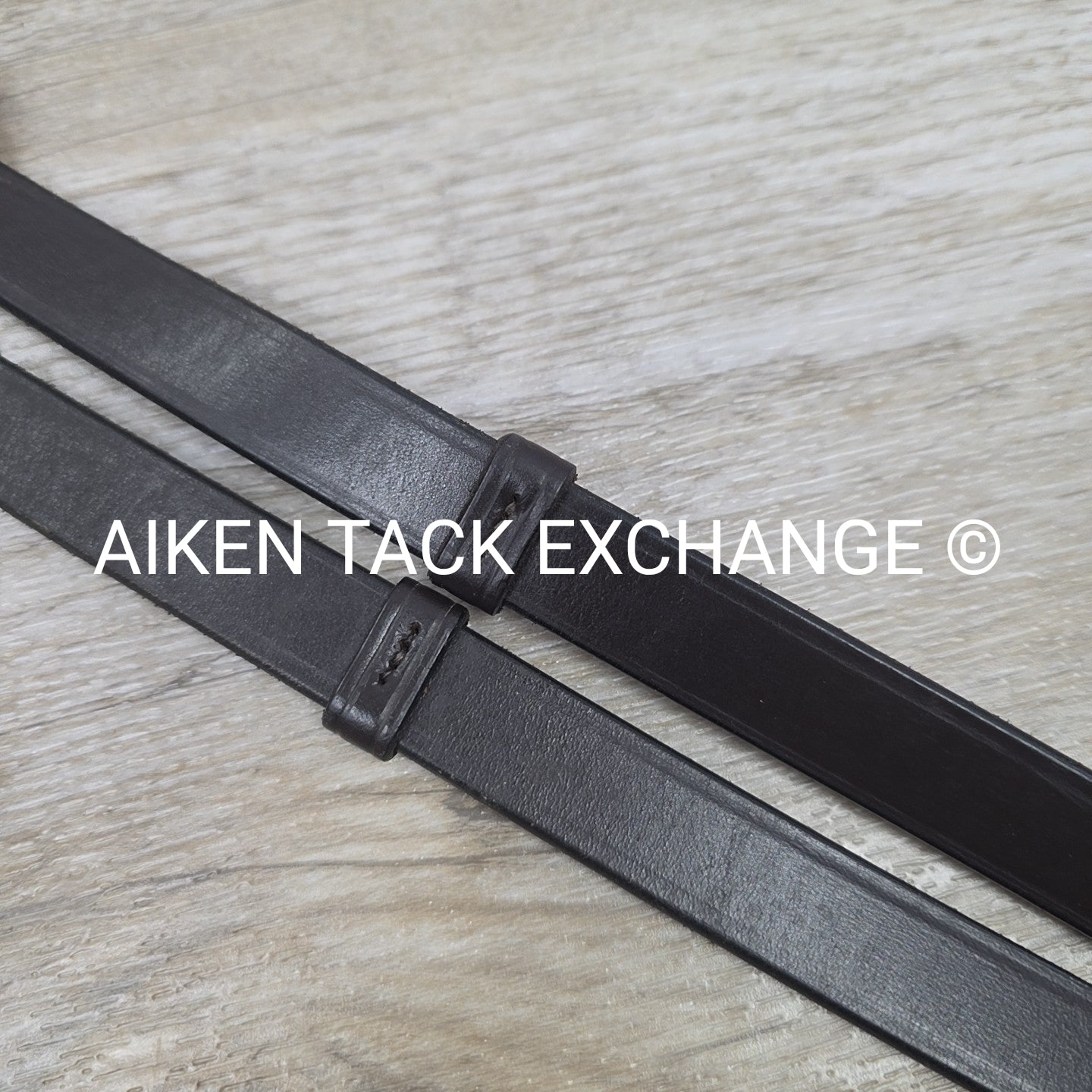 Leather Reins with Hand Stops, Brown, 54"