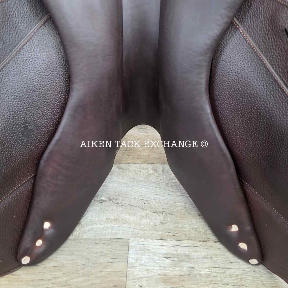 2020 CWD SE09 Monoflap Jump Saddle, 18" Seat, 2A Flap, Medium Tree, Foam Panels, Full Buffalo Leather