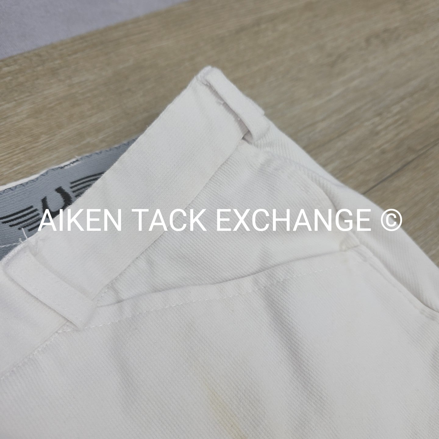 TuffRider Front Zip Cotton Knee Patch Breeches, Men's 34