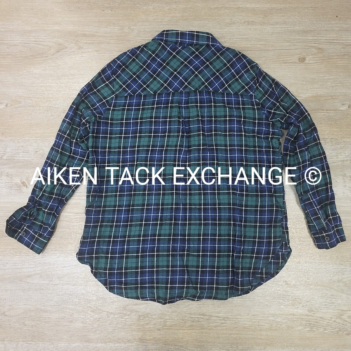 GAP Relaxed Fit Flannel Top, Size Large