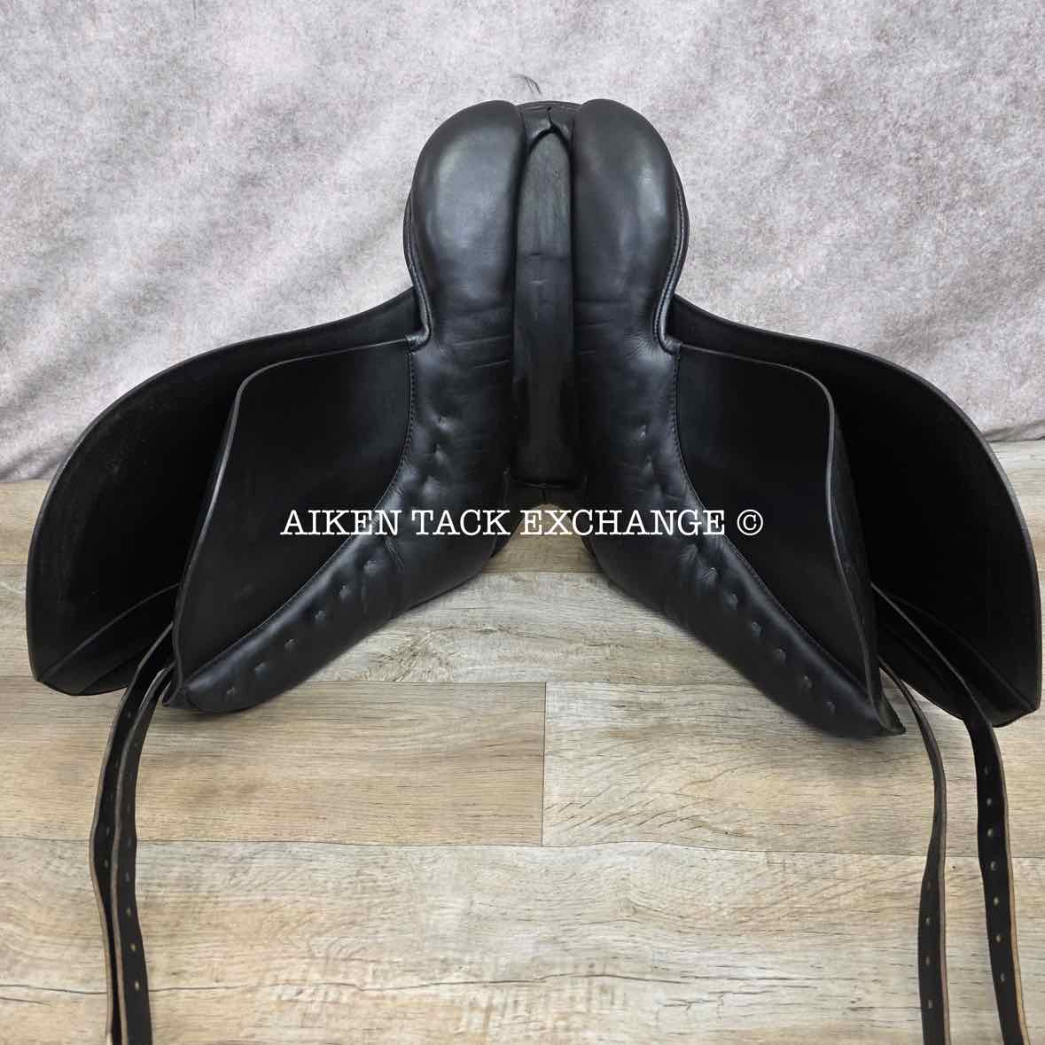 1998 Passier Nicole's Grand Gilbert Dressage Saddle, 17.5" Seat, Wide Tree, Wool Flocked Panels