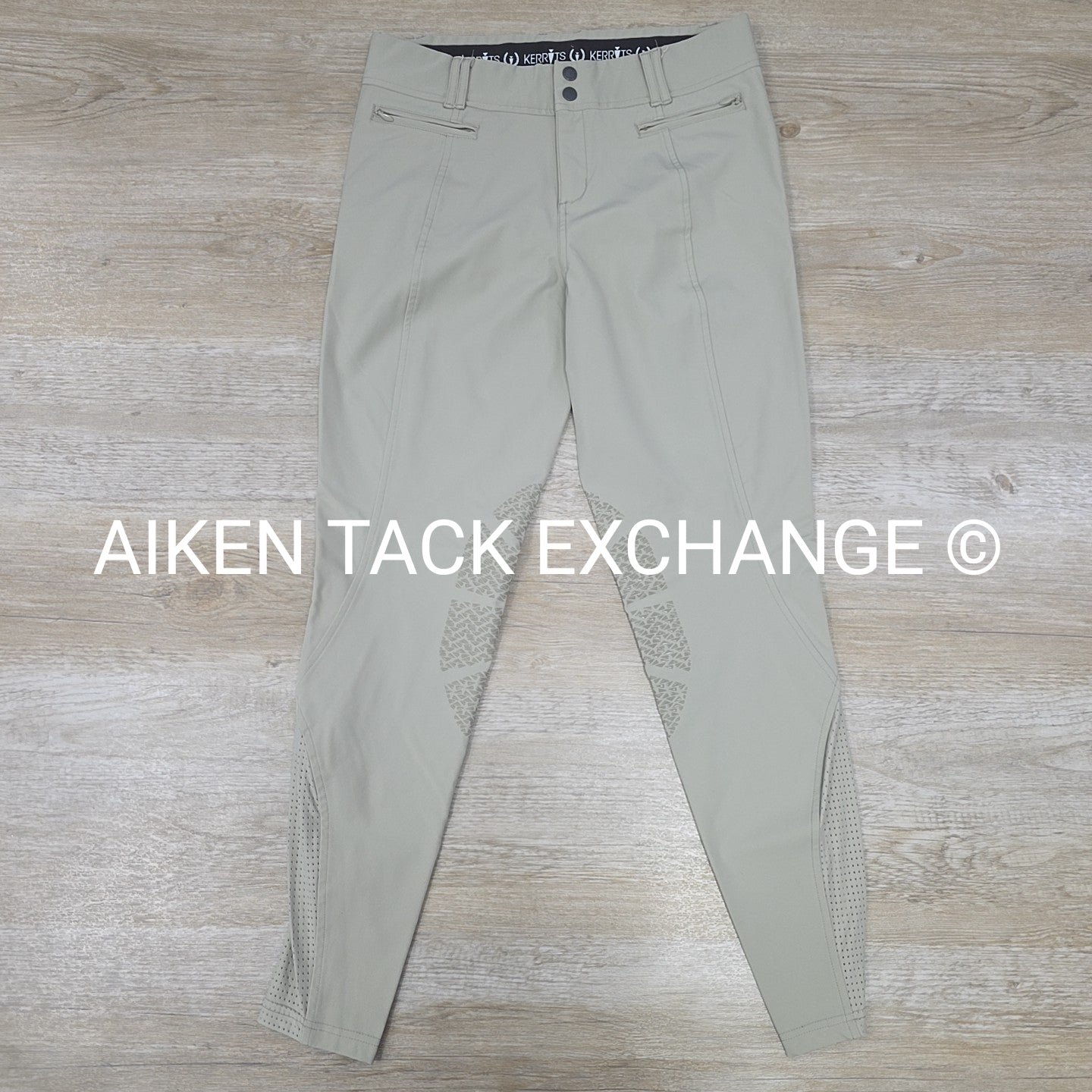 Kerrits Affinity Ice Fil Silicone Grip Knee Patch Breeches, Women's Large