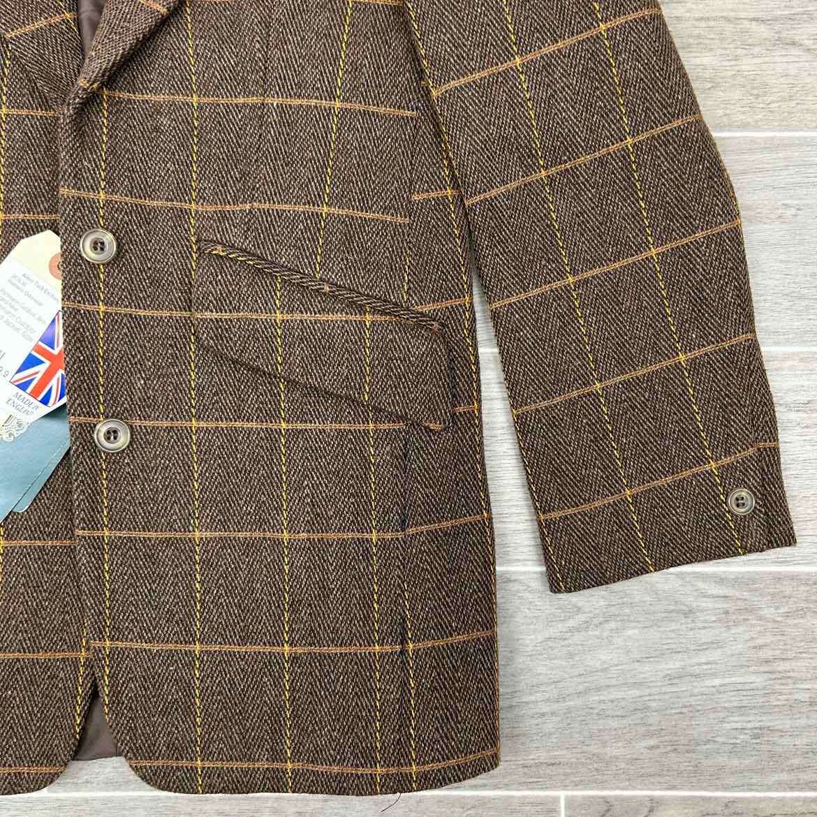Portmann Outdoor Tweed Jacket, Size EU 34