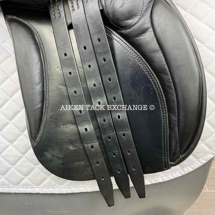 Jeffries Falcon Event All Purpose Saddle, 16.5" Seat, Wide Tree, Wool Flocked Panels
