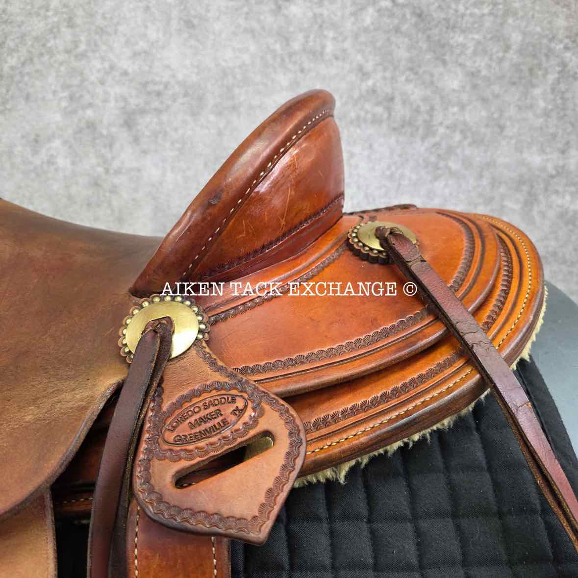 2008 Loredo Saddlery Western Saddle, 15" Seat, Wide Tree - Full QH Bars