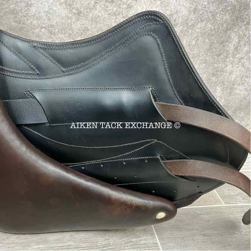 2020 Stackhouse & Ellis Monoflap Dressage Saddle, 17.5" Seat, Medium Wide Tree