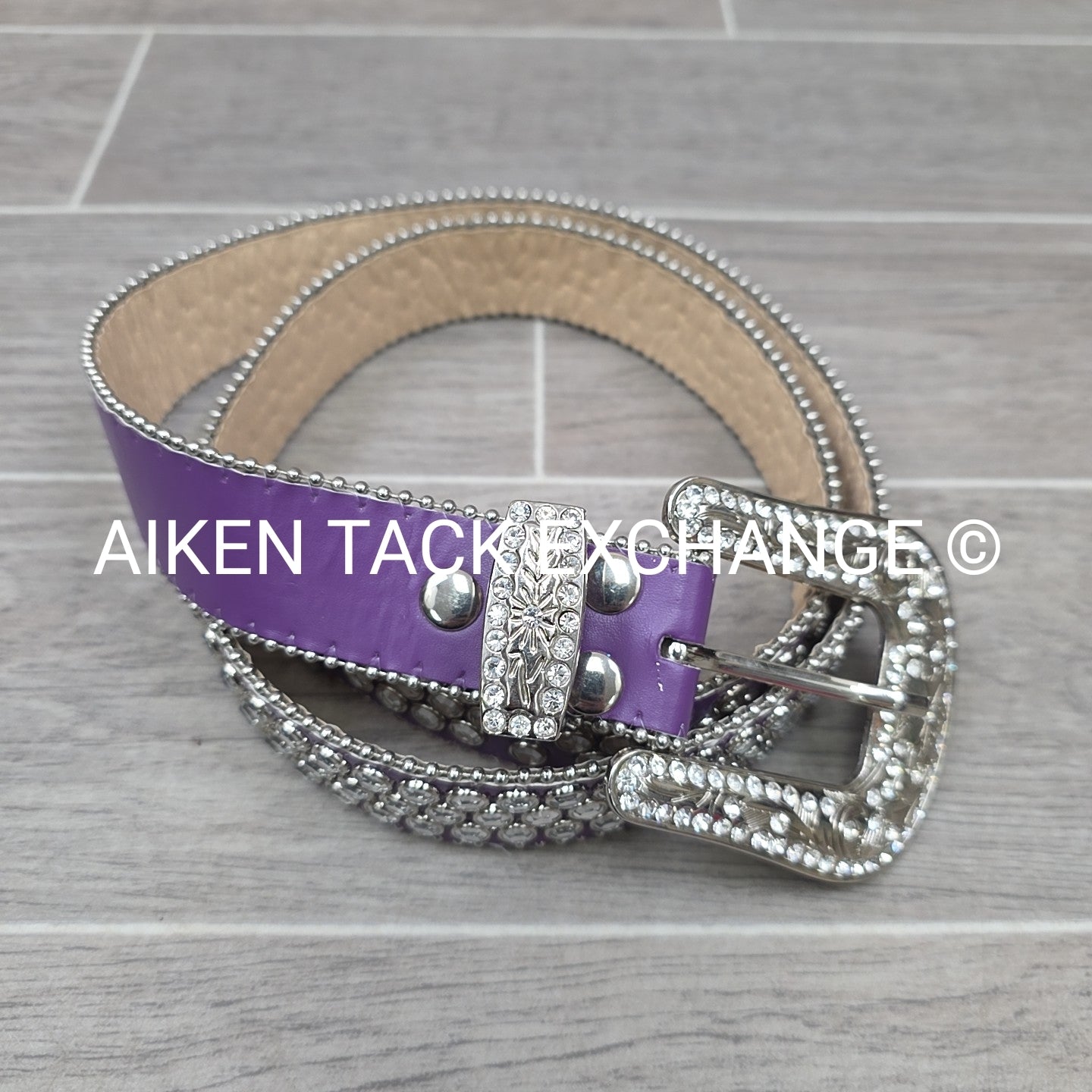 Studded Western Bling Belt, XLarge