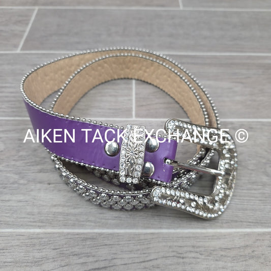 Studded Western Bling Belt, XLarge