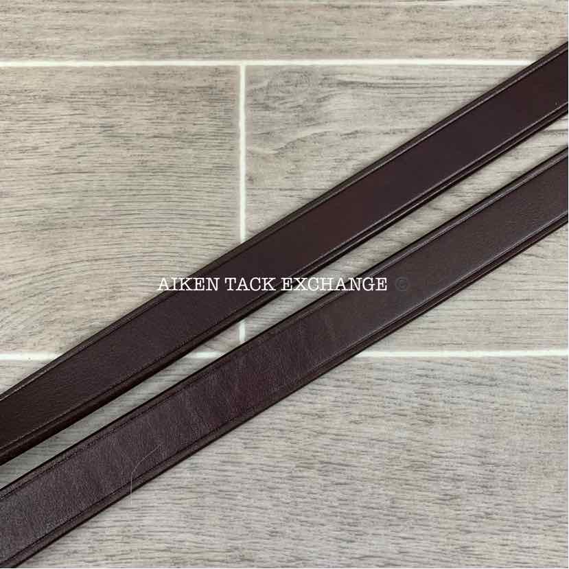Ovation Elite Solid Stirrup Leathers, Brown, 54", Brand New