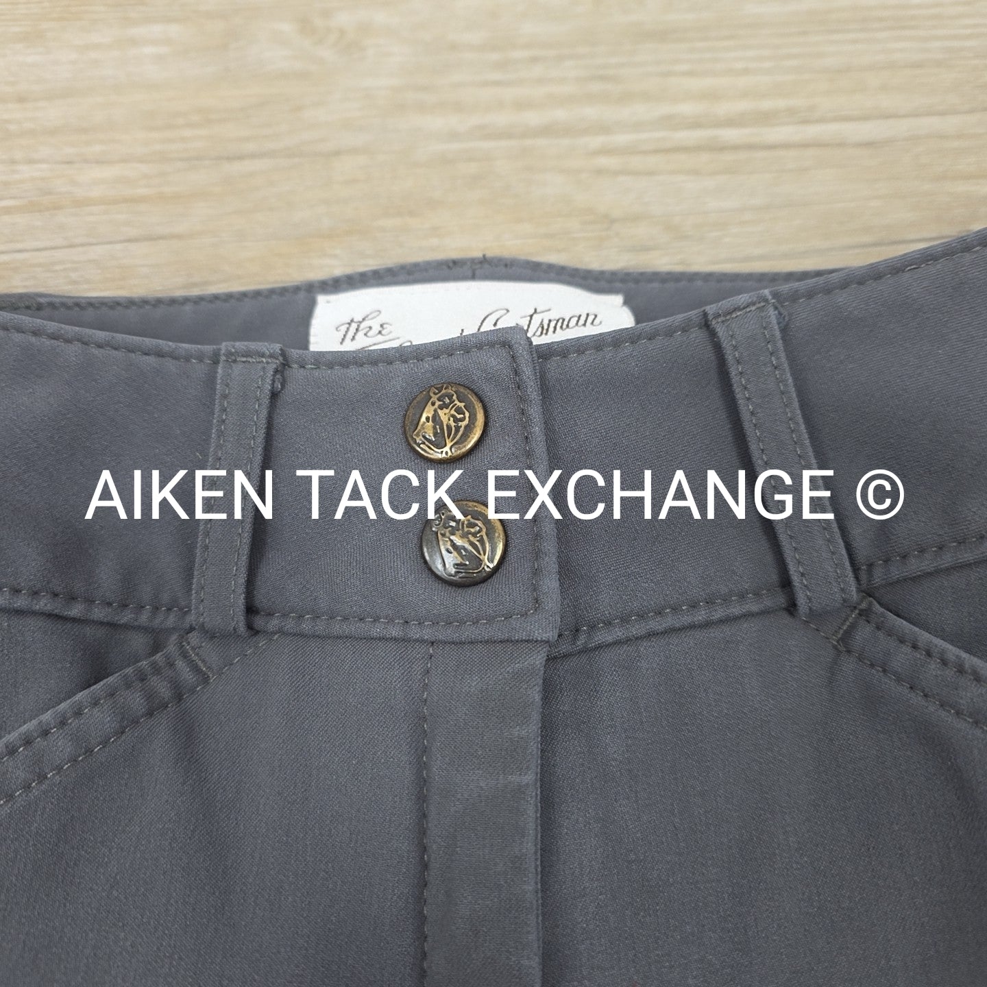 Tailored Sportsman Front Zip Trophy Hunter Knee Patch Breeches, Size 14