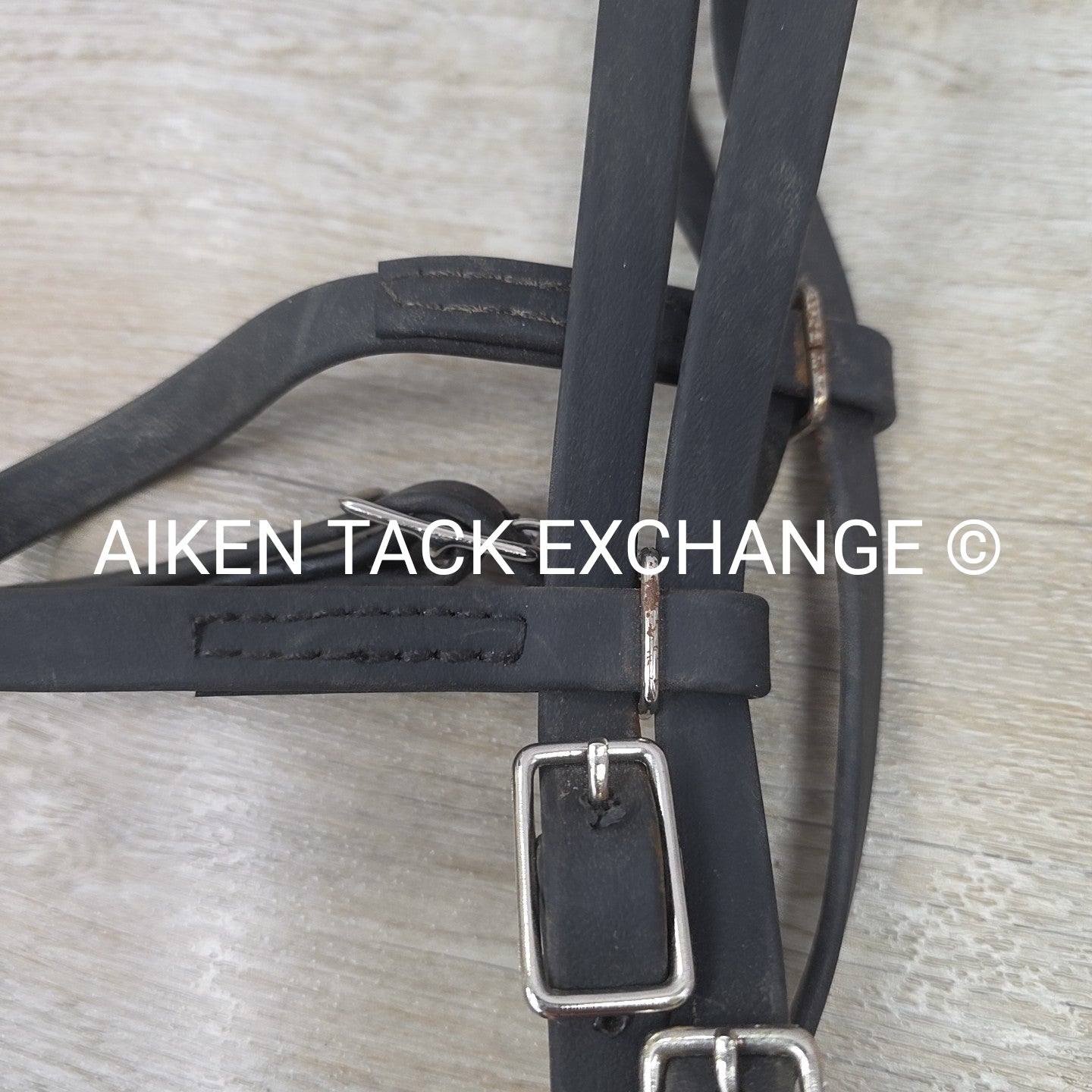 Biothane Browband Headstall, No Reins, Black, Size Full
