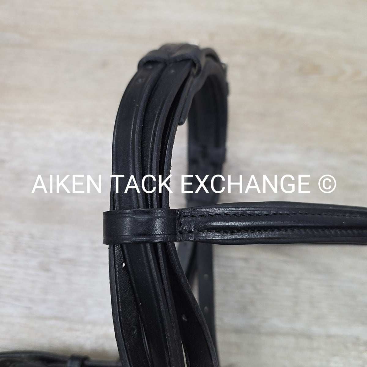 Otto Schumacher Padded Double Bridle, No Reins, Black, Size 1 - Cob