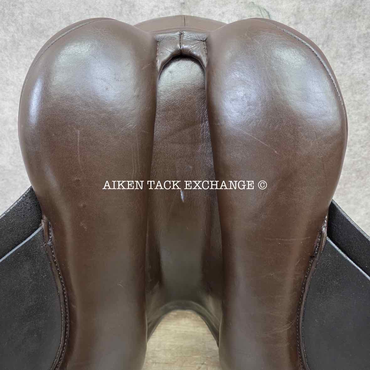 **SOLD** Centaur by Michael Stokes Dressage Saddle, 17.5" Seat, M/MW Tree, Wool Flocked Panels